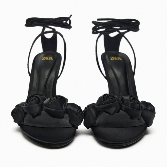 Zara rose strappy sandals - - Picture 3 of 3